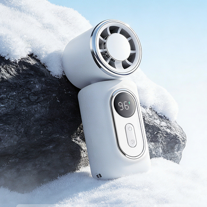 Tragbarer Clip-on Ventilator mit LED-Anzeige | Brehn
