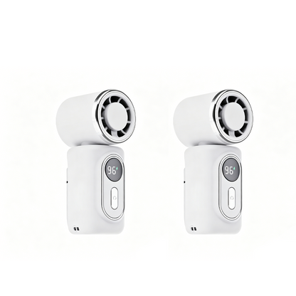 Tragbarer Clip-on Ventilator mit LED-Anzeige | Brehn