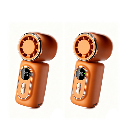 Tragbarer Clip-on Ventilator mit LED-Anzeige | Brehn