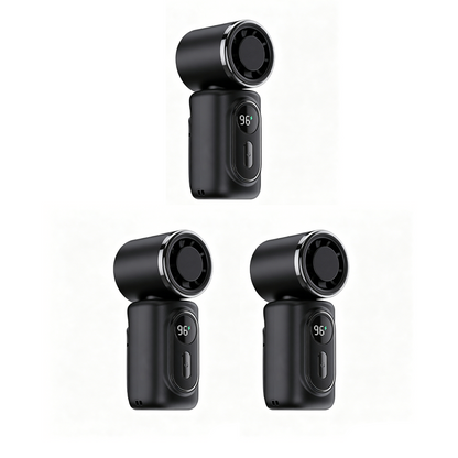 Tragbarer Clip-on Ventilator mit LED-Anzeige | Brehn