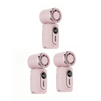 Tragbarer Clip-on Ventilator mit LED-Anzeige | Brehn