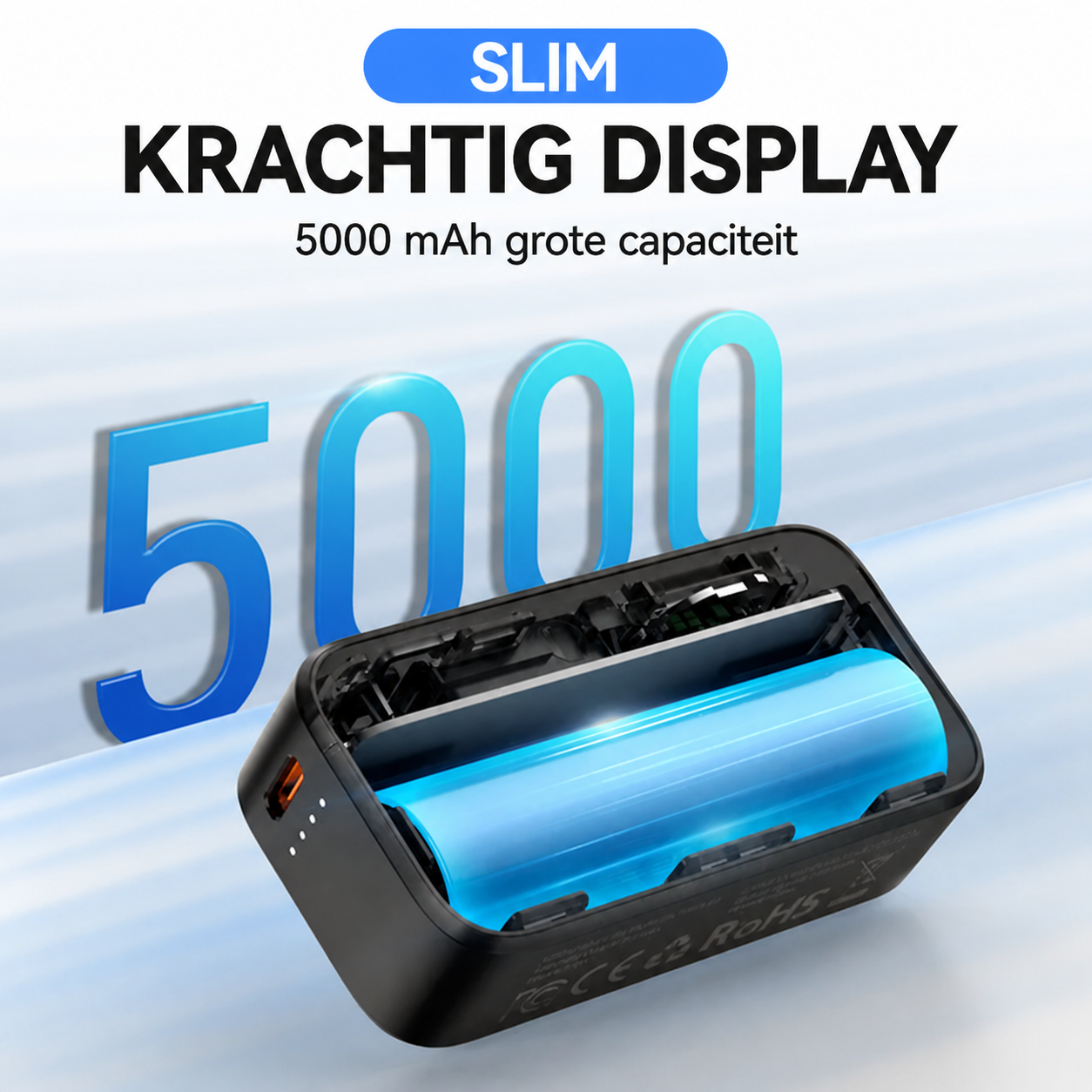 Magnetische 3-in-1 Powerbank mit kabelloser Ladung | Brehn