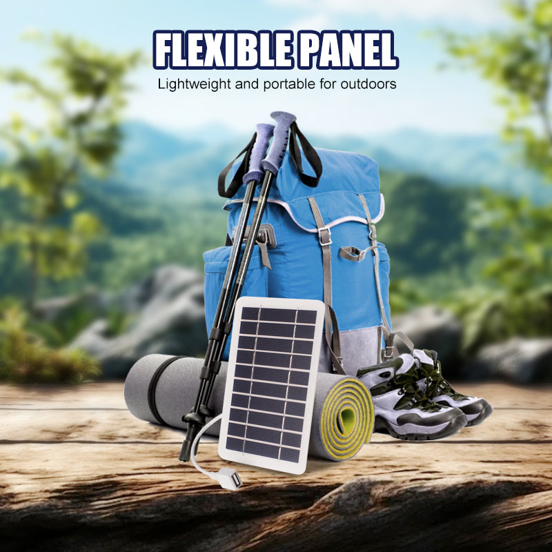 Flexibles Solarpanel 2W 5V mit USB-Ausgang | Brehn
