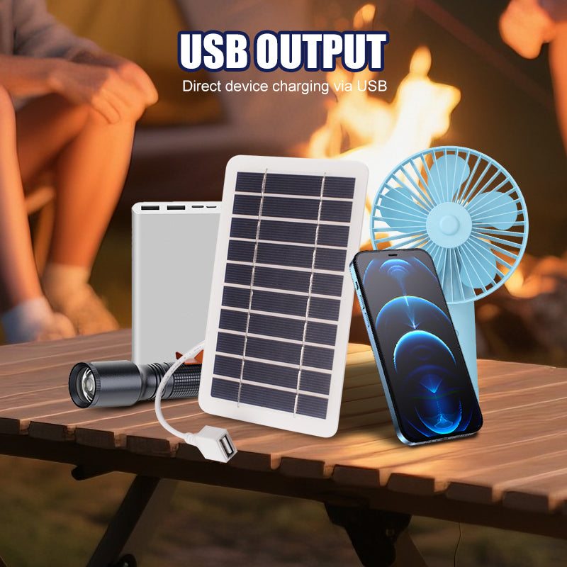 Flexibles Solarpanel 2W 5V mit USB-Ausgang | Brehn