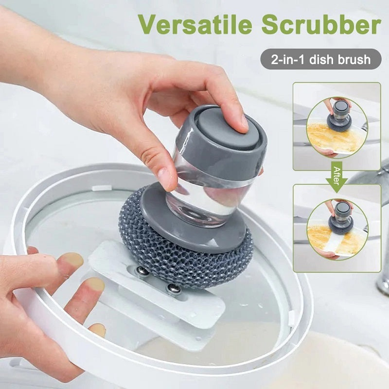 Küchen-Seifenspender mit Handbürste | Brehn