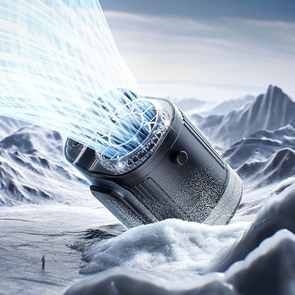 Transportabler Auto Clip-On Ventilator mit LED-Display | Brehn