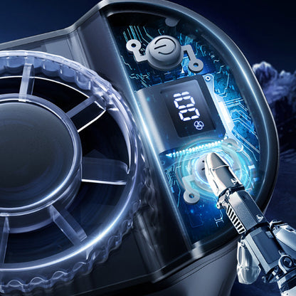 Transportabler Auto Clip-On Ventilator mit LED-Display | Brehn