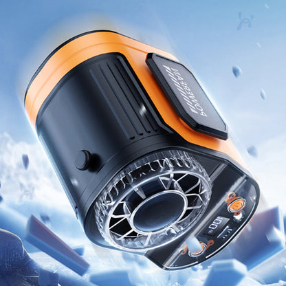 Transportabler Auto Clip-On Ventilator mit LED-Display | Brehn