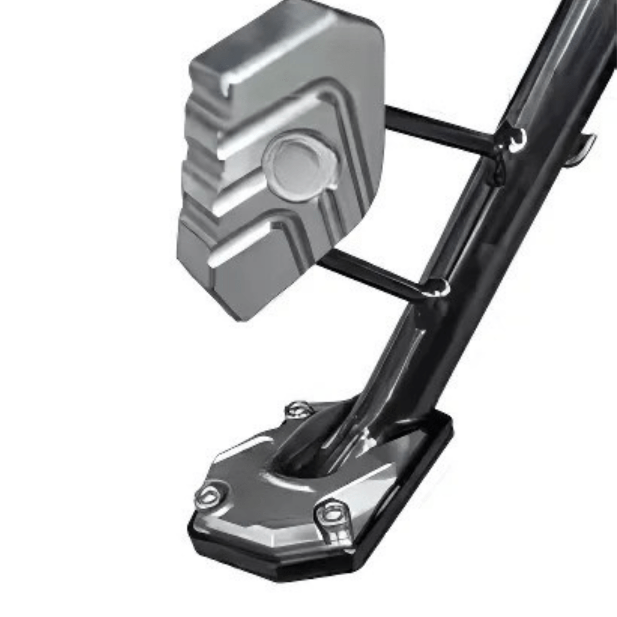 STABILIRIDE – Aluminium-Motorradständerauflage für sicheres Parken