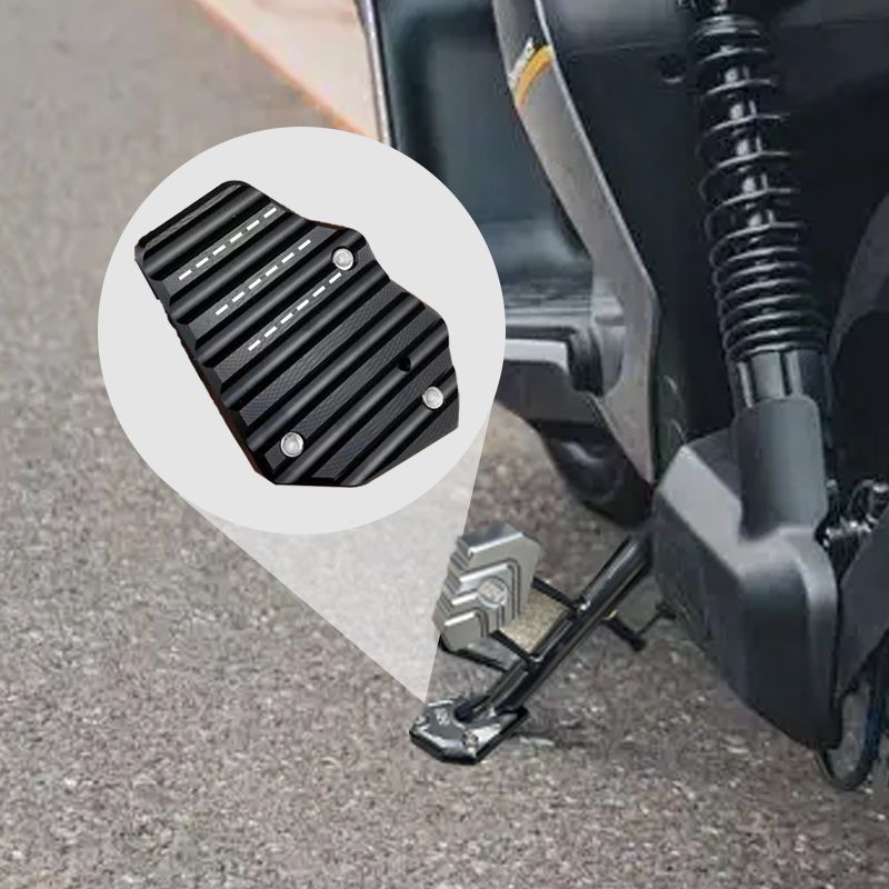 STABILIRIDE – Aluminium-Motorradständerauflage für sicheres Parken