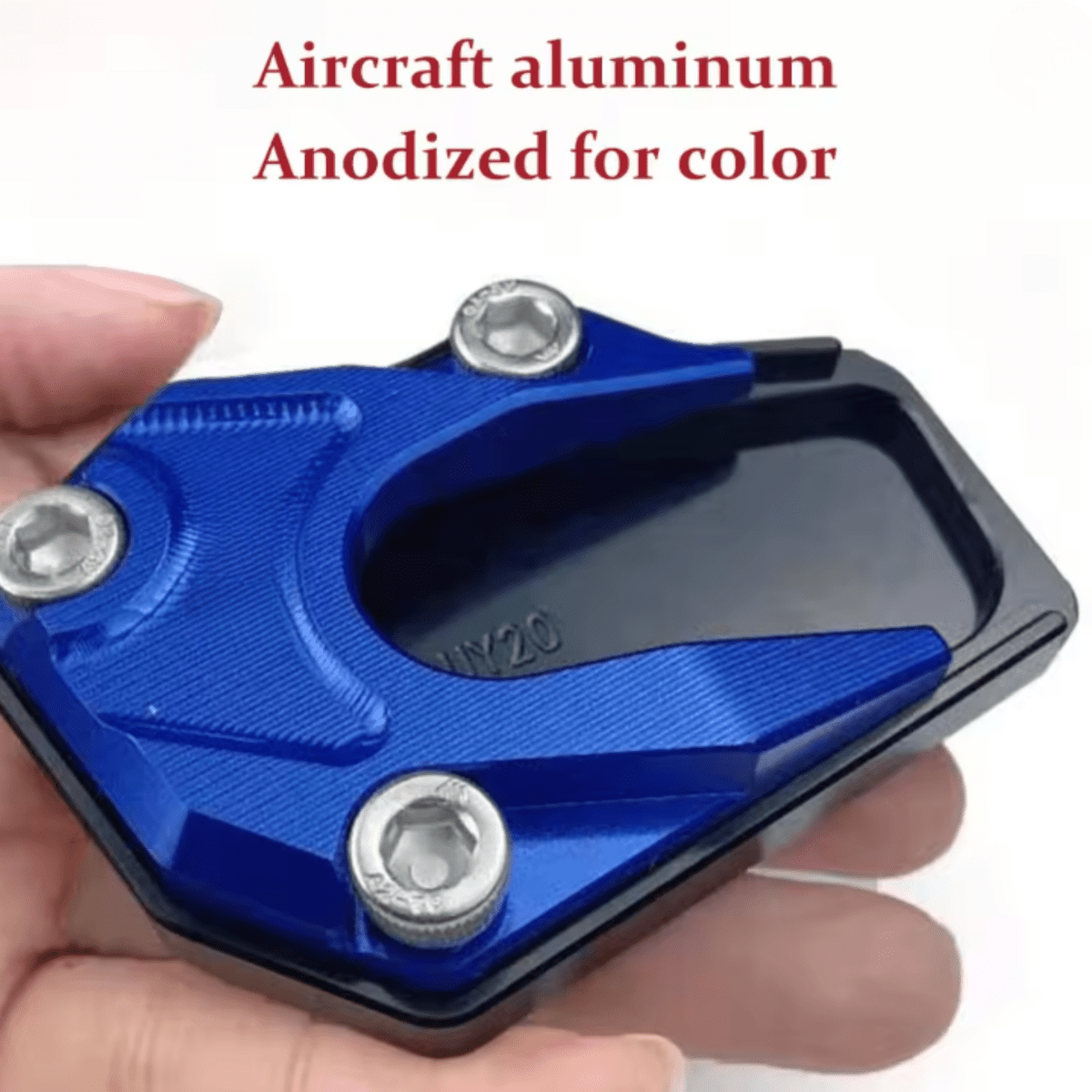STABILIRIDE – Aluminium-Motorradständerauflage für sicheres Parken