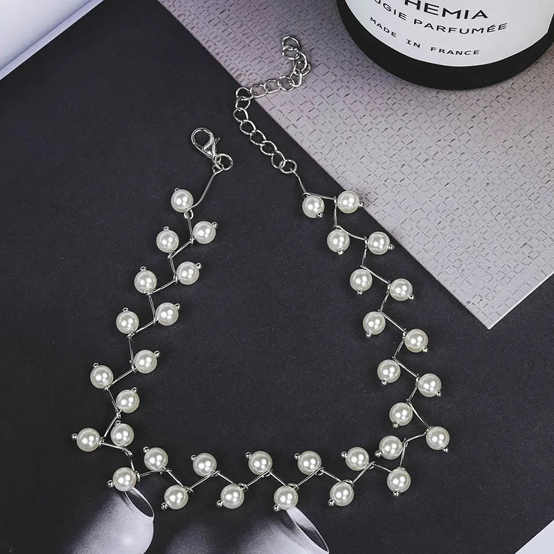 Brehn | Unglaublich Perlen Choker Halskette