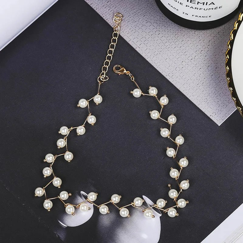 Brehn | Unglaublich Perlen Choker Halskette