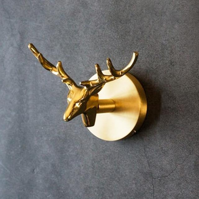 Goldene Messingwandhaken – Handgefertigte Tierdesigns für stylische Wanddekoration | Brehn