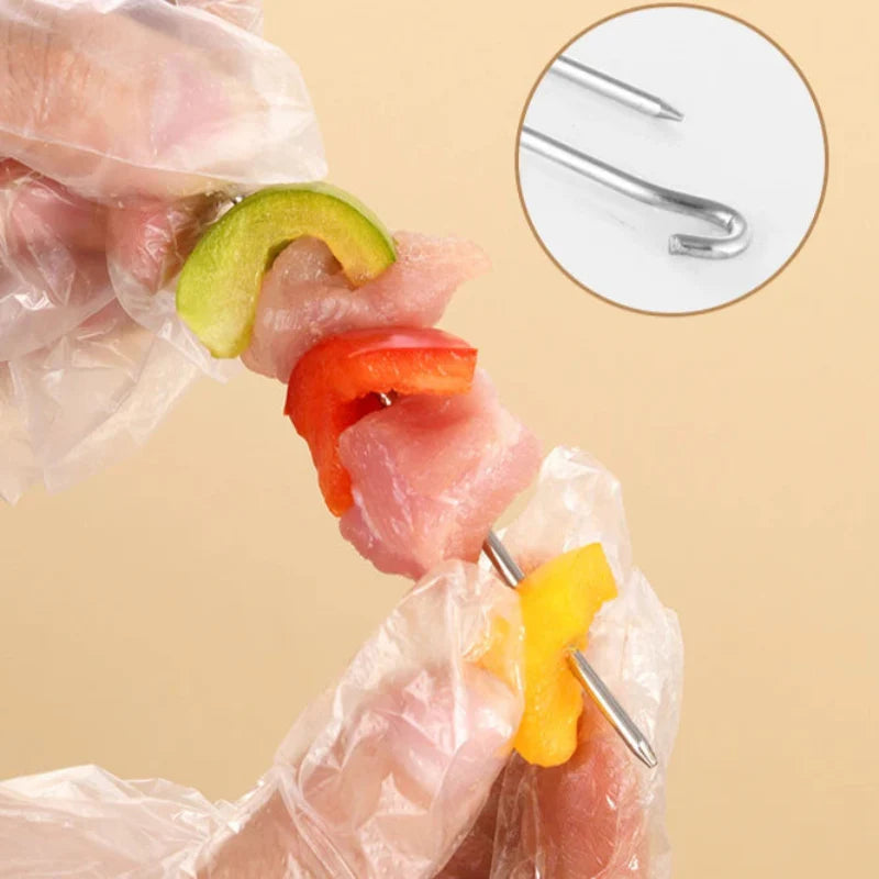 Edelstahl Air Fryer Kebab Rack Vertikale Hängespieße Grill | Brehn