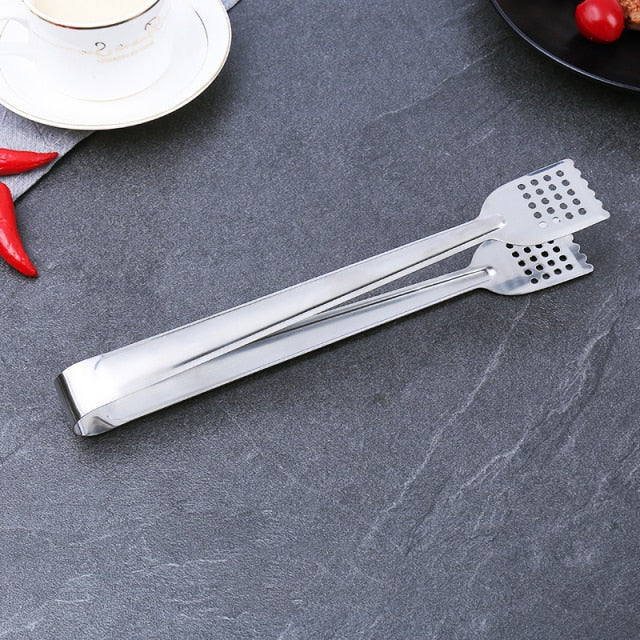 Edelstahl BBQ Lebensmittelzangen Anti-Hitze Brotclip Pastry Clamp Zange | Brehn