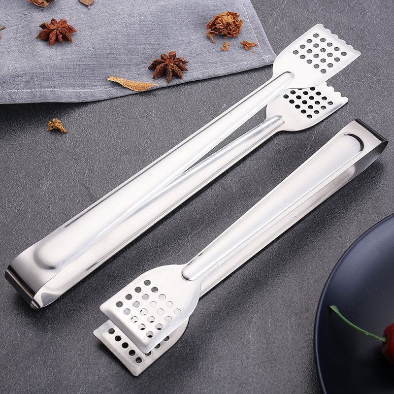 Edelstahl BBQ Lebensmittelzangen Anti-Hitze Brotclip Pastry Clamp Zange | Brehn
