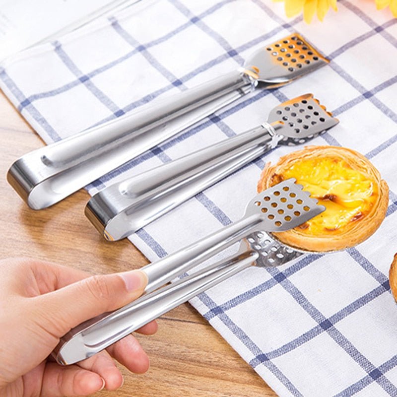 Edelstahl BBQ Lebensmittelzangen Anti-Hitze Brotclip Pastry Clamp Zange | Brehn