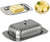 Edelstahl Butterdose mit Deckel Käse Butter Behälter | Brehn