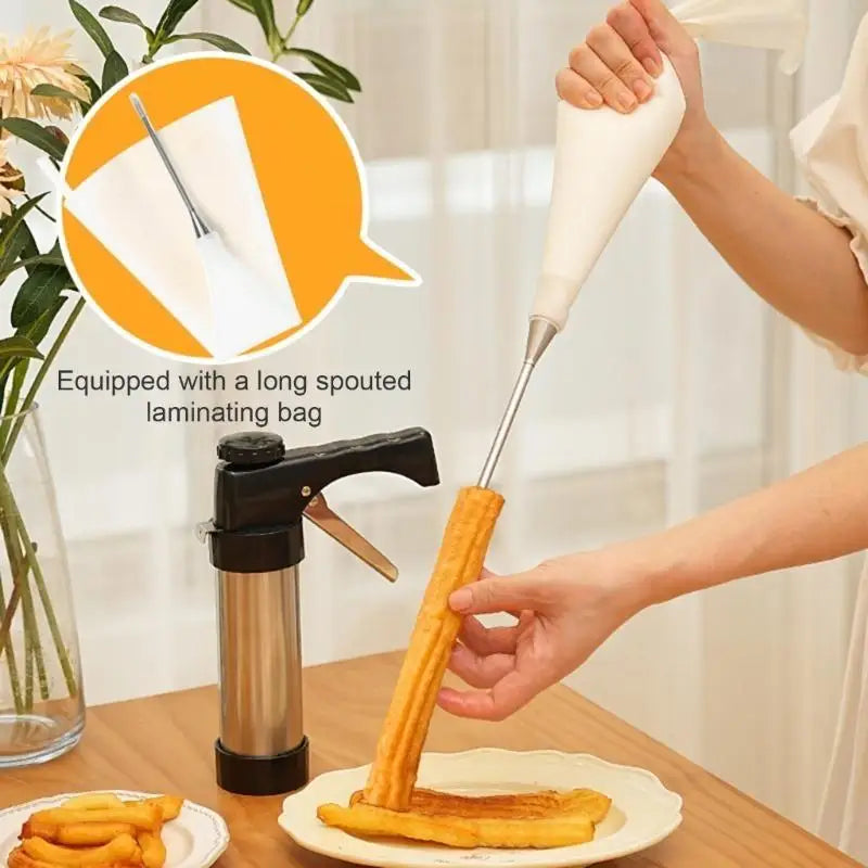 Edelstahl Churro Maker Kekspress und Tortendekorationswerkzeug | Brehn