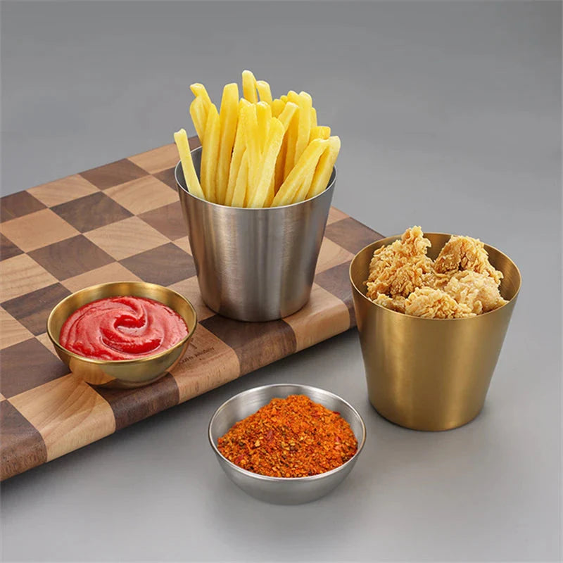 Edelstahl Küchen Dip-Sauce Schüssel Gewürzschale | Brehn