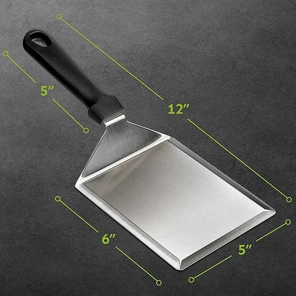 Edelstahl große Grillwender mit Schneidekanten Werkzeug für BBQ | Brehn