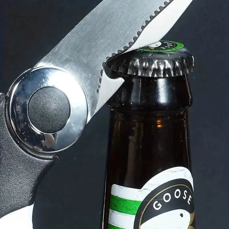 Multifunktionale Küchenschere aus Edelstahl