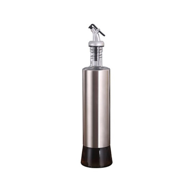 Edelstahl Ölflasche Glas Küchenkrug Lagerdispenser | Brehn