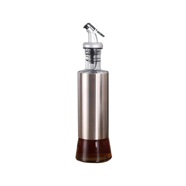 Edelstahl Ölflasche Glas Küchenkrug Lagerdispenser | Brehn