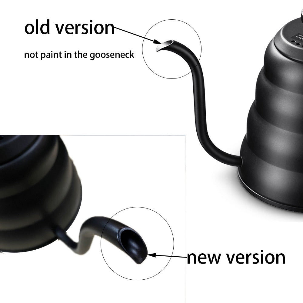 Edelstahl Pour Over Kaffeekanne Tropfenkocher mit Thermometer | Brehn