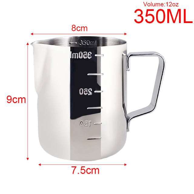 Edelstahl Pull Flower Kaffeetasse Cappuccino Creme Milchschaum Becher | Brehn