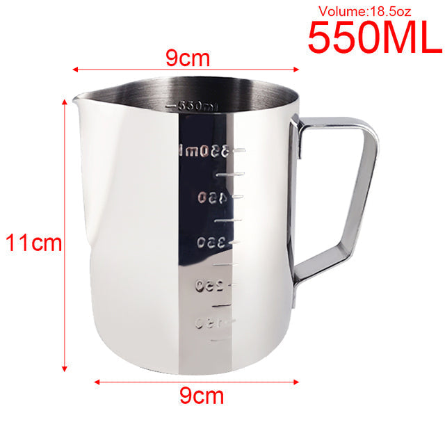 Edelstahl Pull Flower Kaffeetasse Cappuccino Creme Milchschaum Becher | Brehn