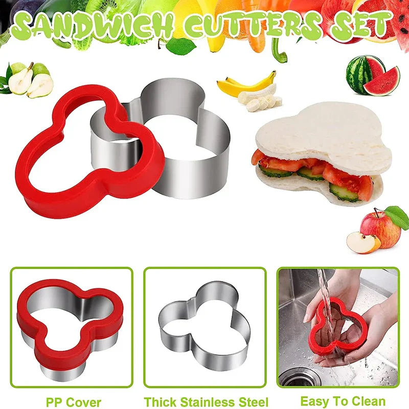 Edelstahl Sandwich Ausstecher Keksform Prägegerät Lebensmittelform Maker | Brehn