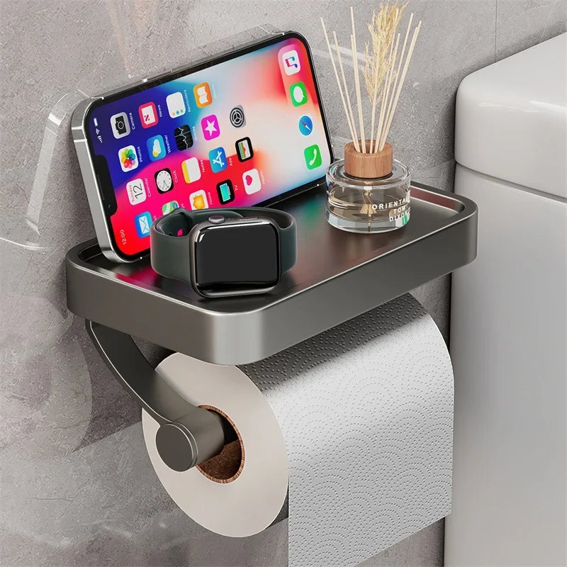 Stalux Toilettenpapierhalter mit Ablage