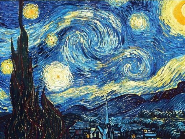 Der Sternenklare Nacht - Van-Go Malen nach Zahlen Set | Brehn