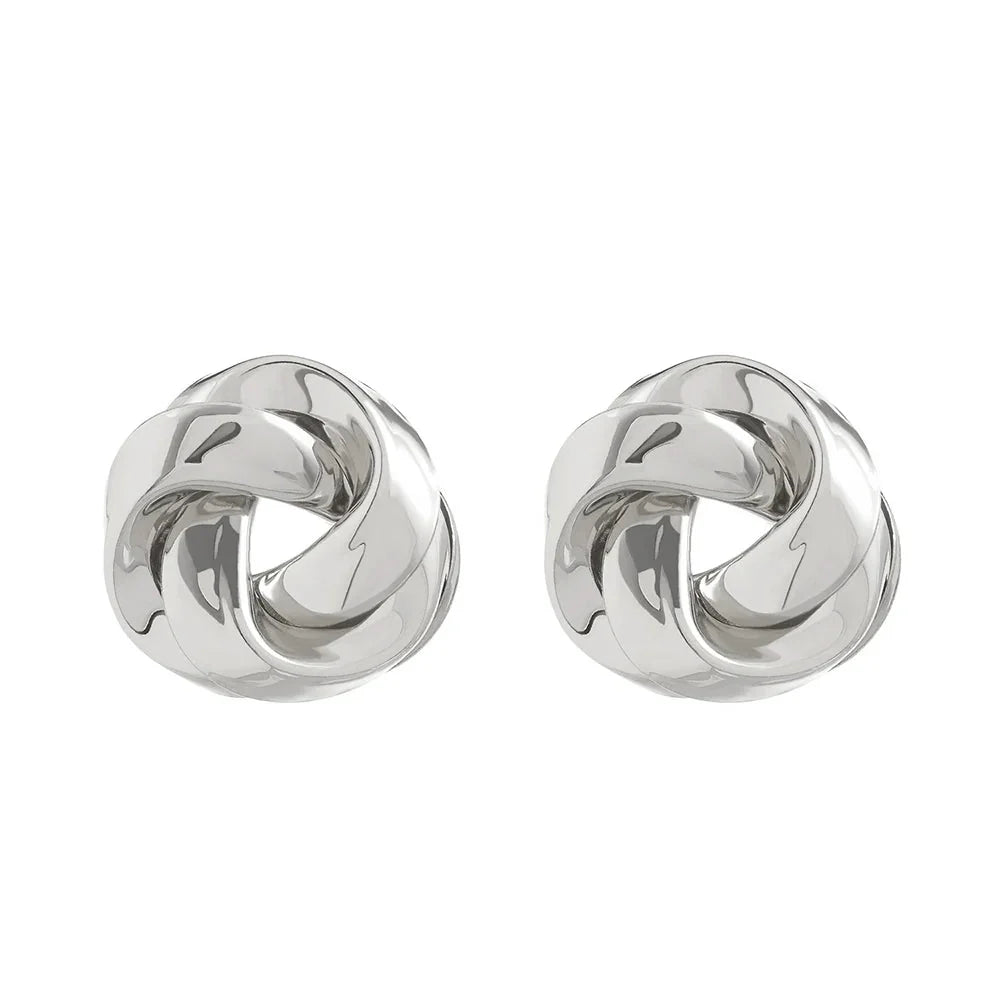Brehn | Statement Brezel Spiral Twist Ohrringe