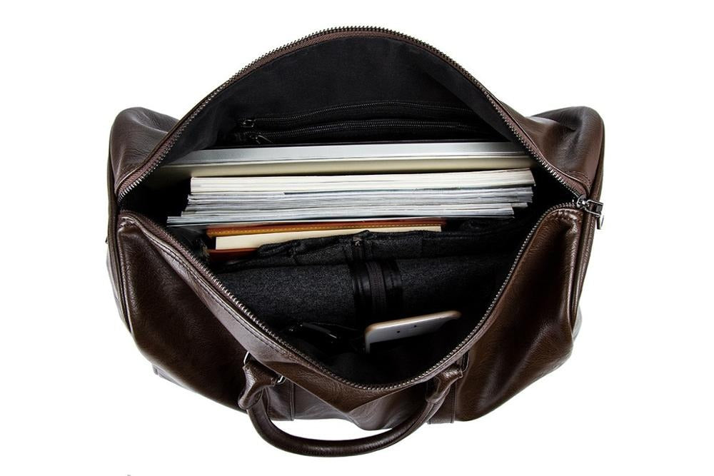 Große Kapazitäts Leder Reise-Duffel – Leicht & Langlebig Handgepäck | Brehn