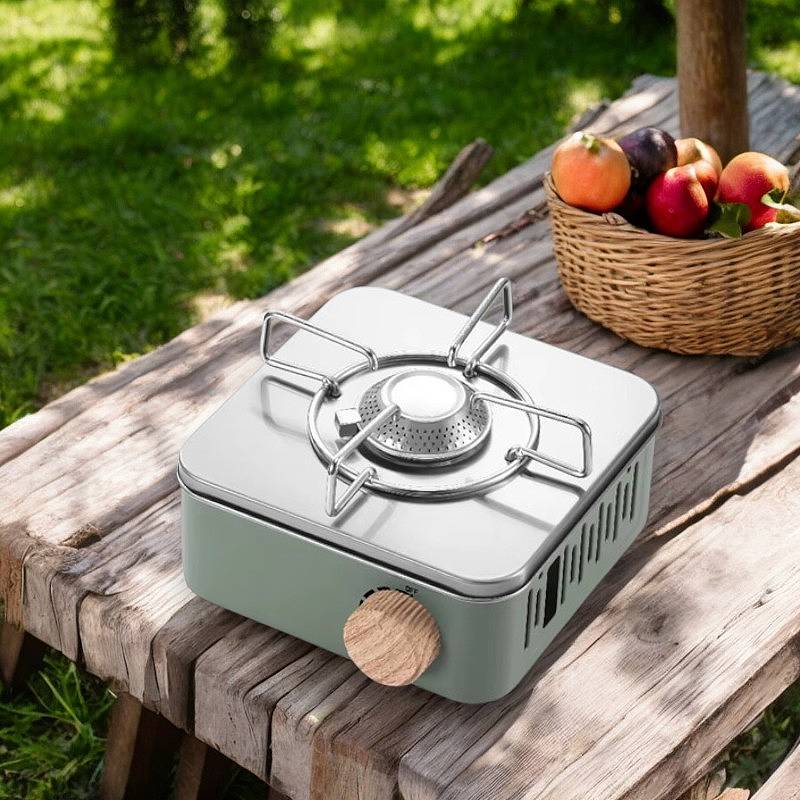 Leistungsstarker 2800-Watt-Gaskocher für Camping