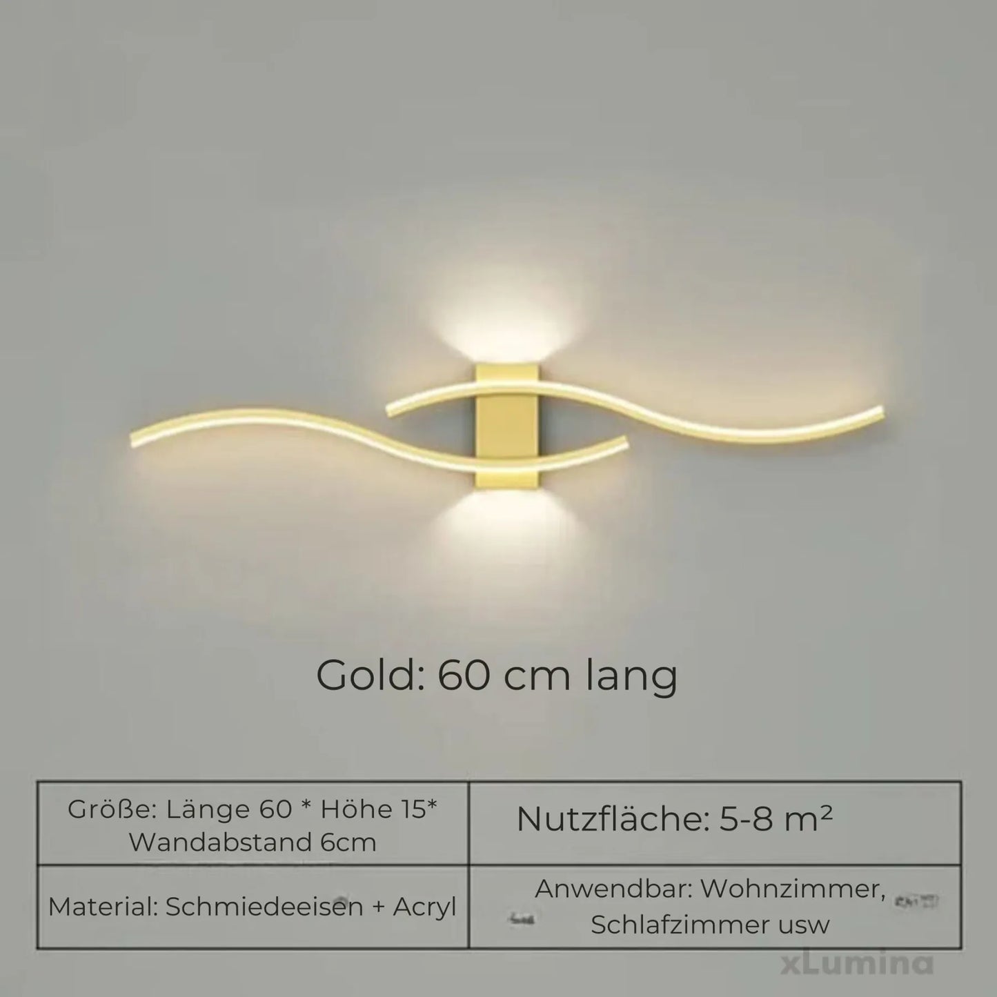 Lange Wandlichtleiste