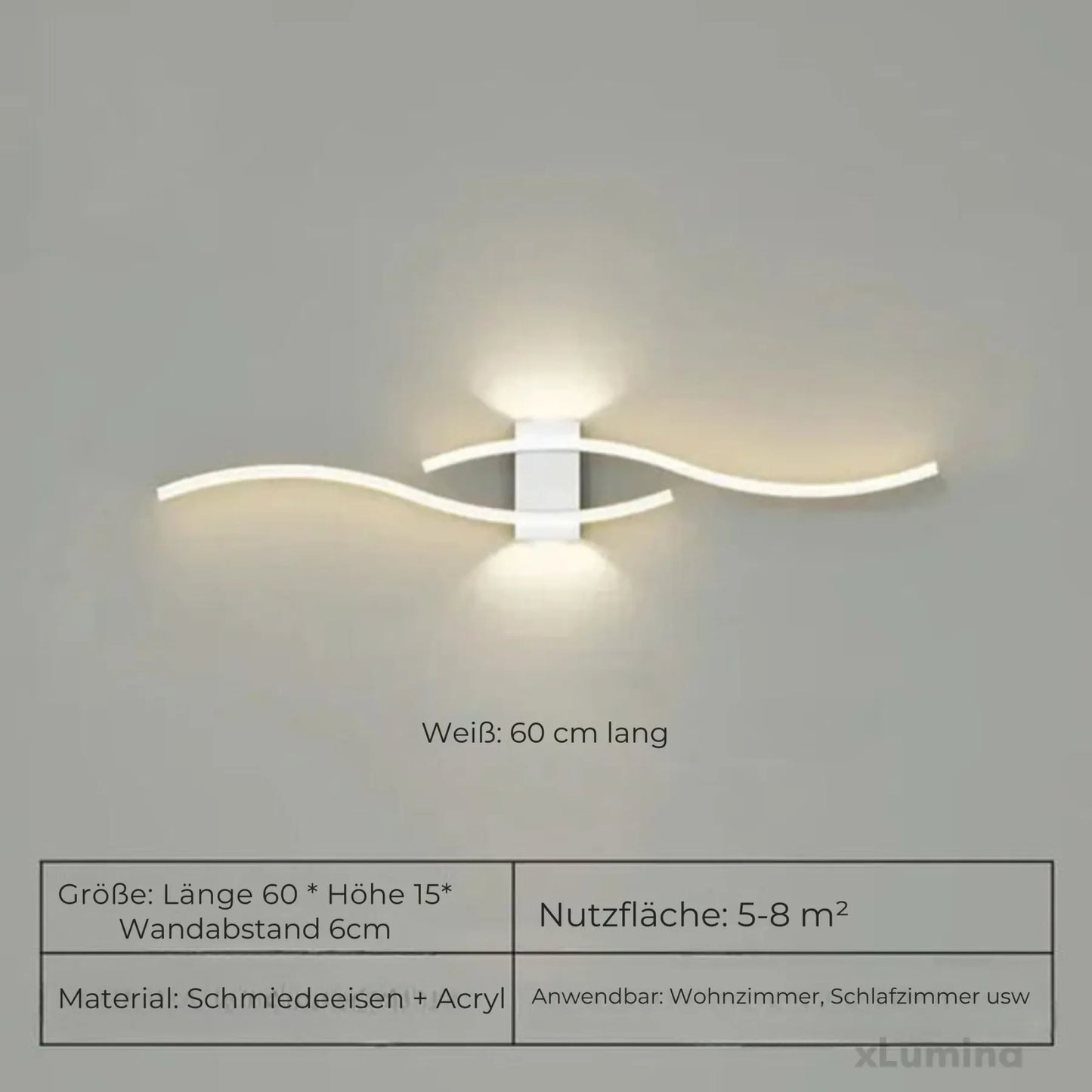 Lange Wandlichtleiste