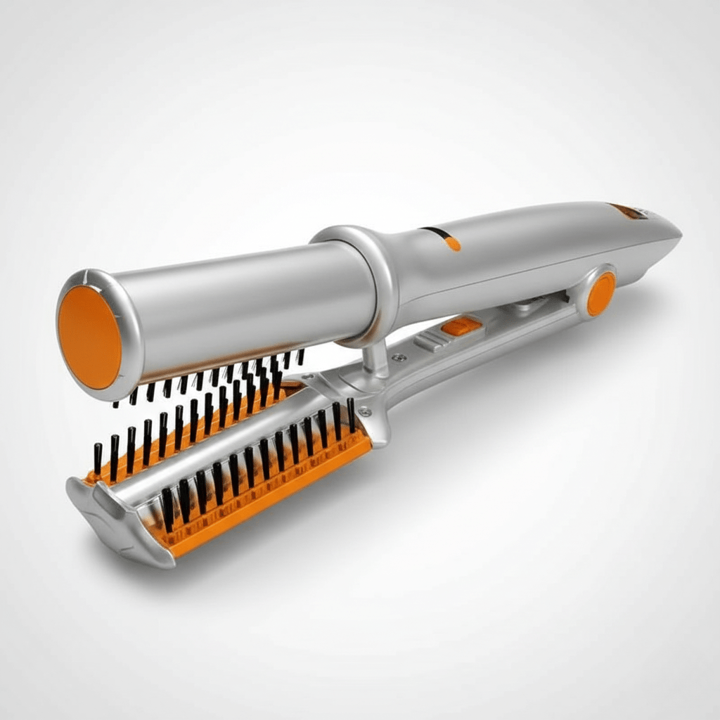 STYLESPIN – 2-in-1 rotierende Haarbürste mit einstellbaren Temperaturstufen