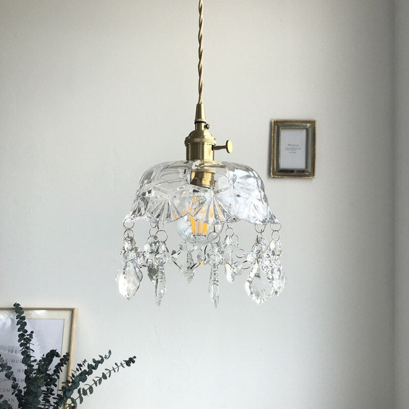 Brehn | Stylische Kristall Pendelleuchte - Elara