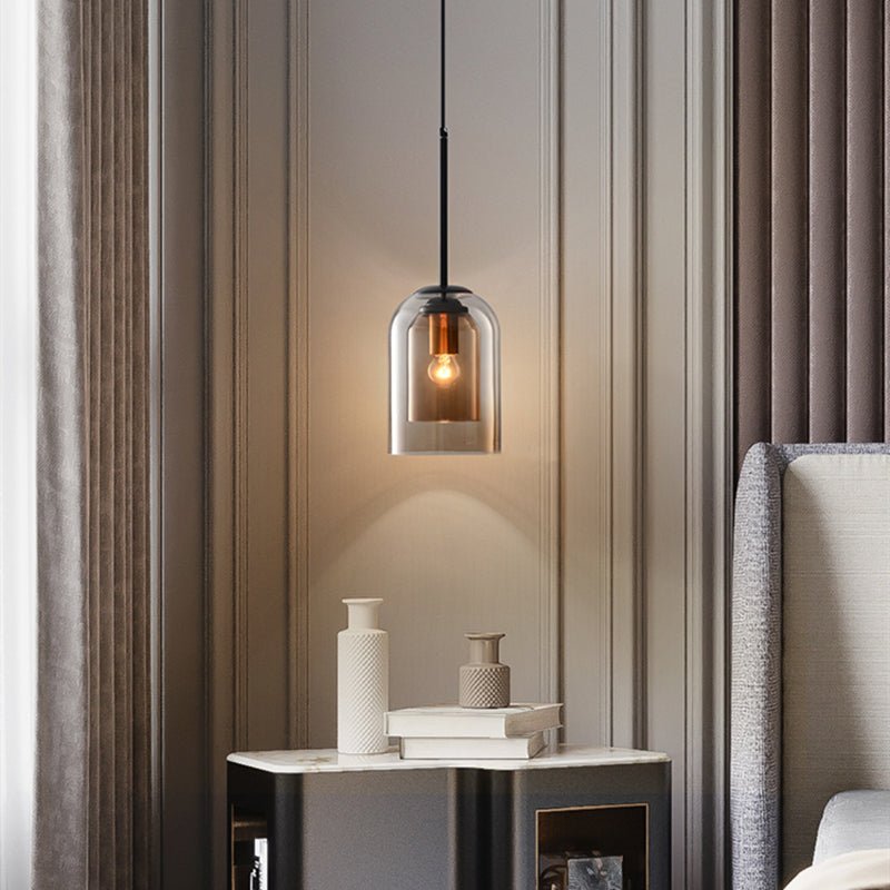 Brehn | Stylische Doppel-Glass Pendelleuchte - AuraGlass