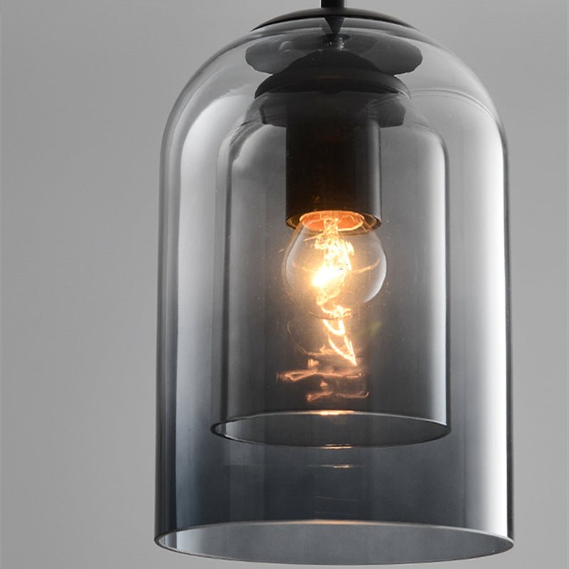 Brehn | Stylische Doppel-Glass Pendelleuchte - AuraGlass