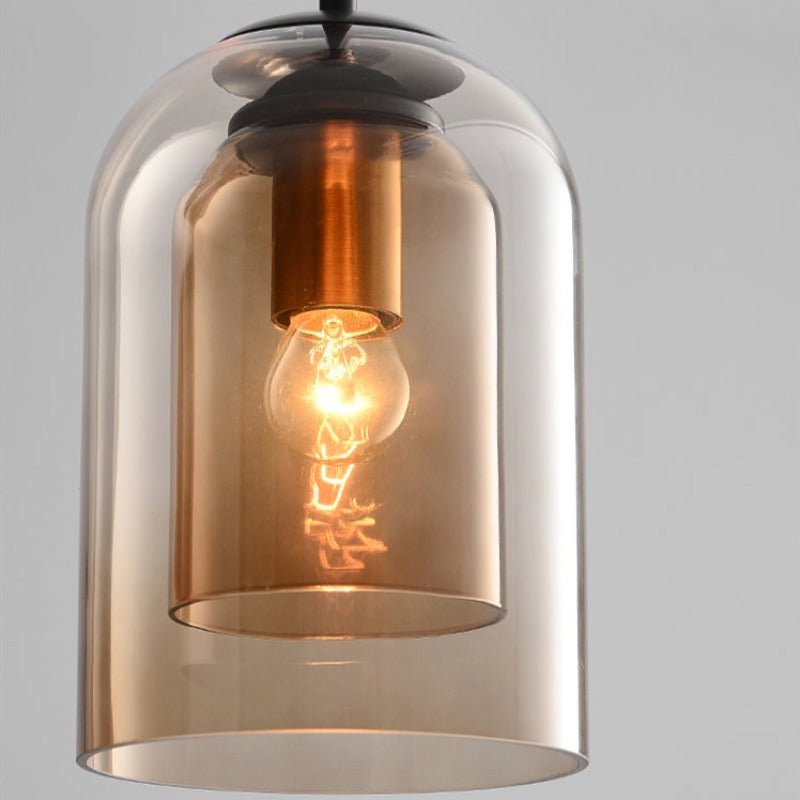 Brehn | Stylische Doppel-Glass Pendelleuchte - AuraGlass
