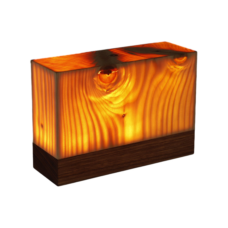 Brehn | Stylische LED-Tischlampe - WoodGlow