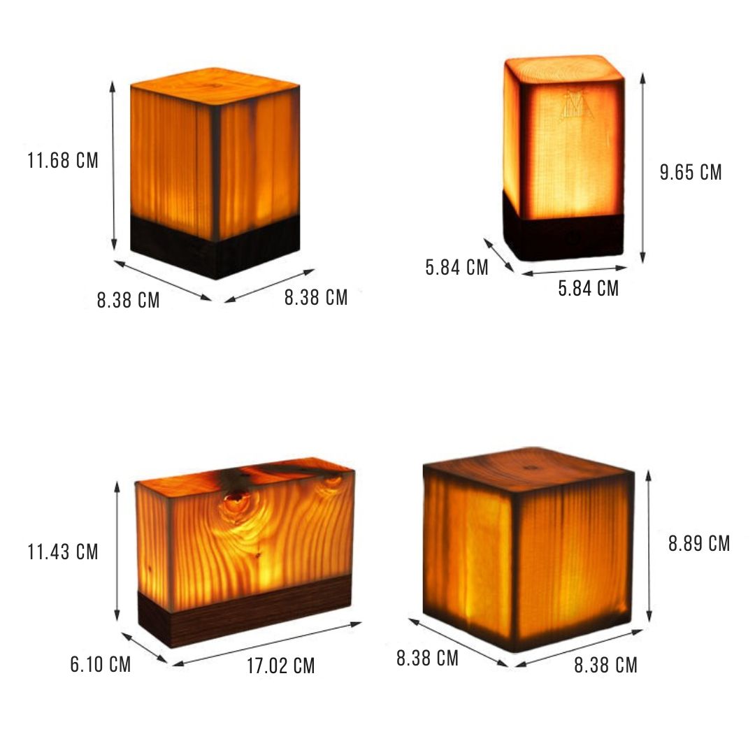 Brehn | Stylische LED-Tischlampe - WoodGlow