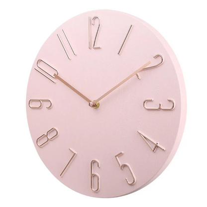 Leise moderne Quarz-Wanduhr