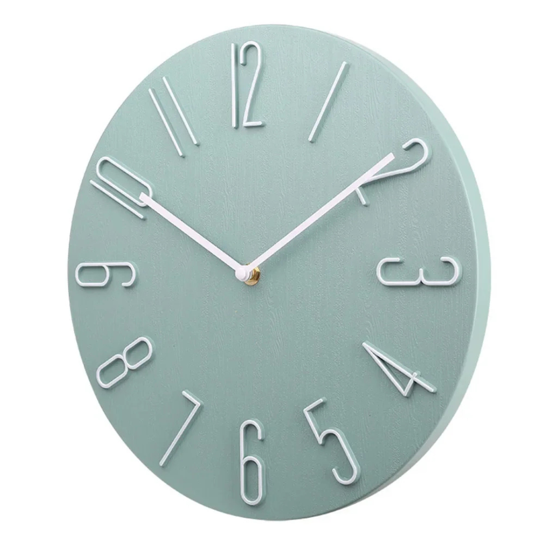 Leise moderne Quarz-Wanduhr