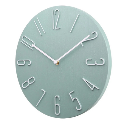 Leise moderne Quarz-Wanduhr